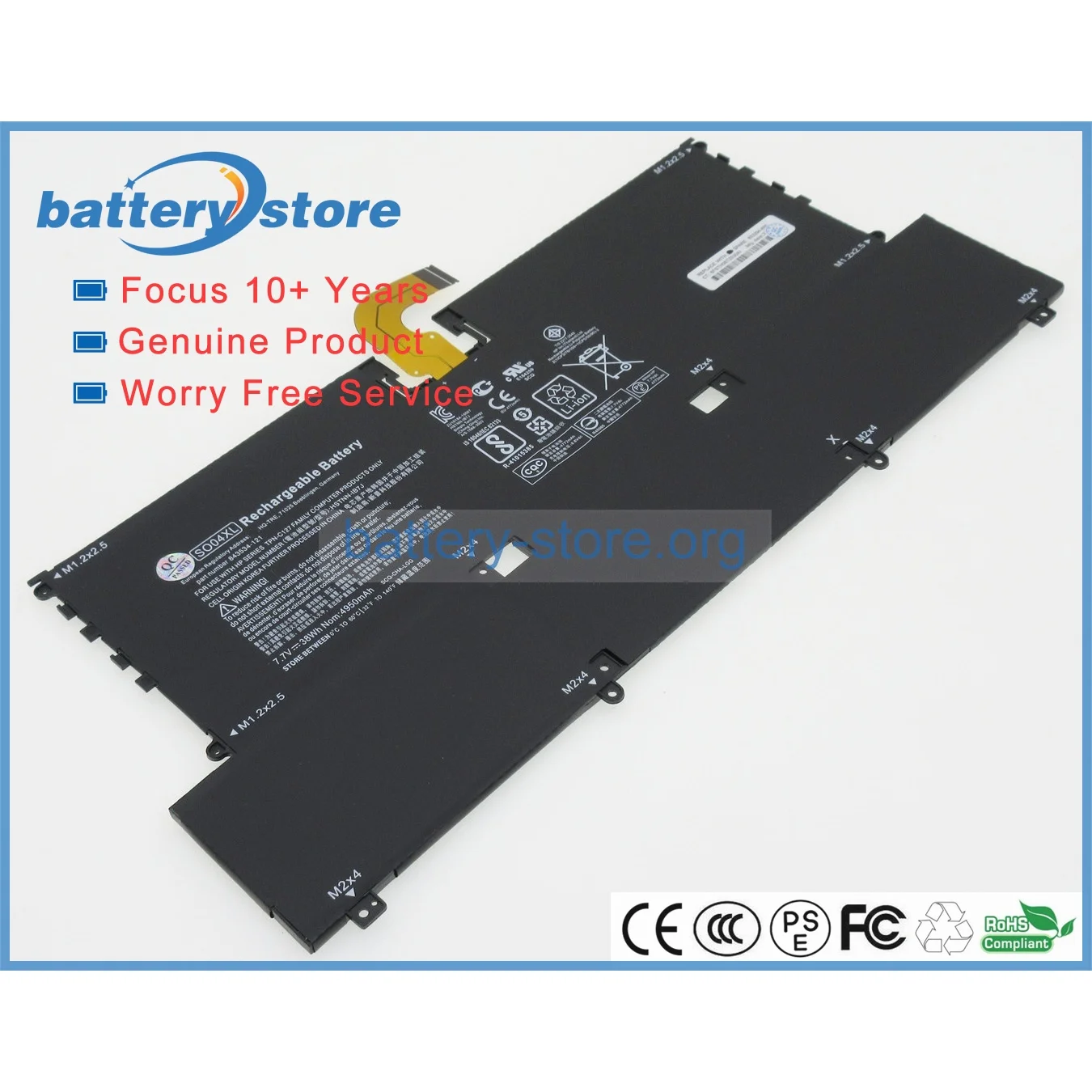 Genuine laptop batteries for HSTNN-IB7J,844199-855,S004XL,Spectre 13-V000NC,13-v130ng,13-V107TU,Pro 13 G1,13-v100,7.7V,4 cell