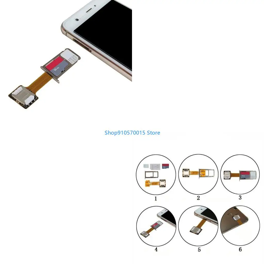 

B95C Adapter Phone Extender 4G Memory Card Card Adapter Converter for Android Phone Extender for Nano Mic