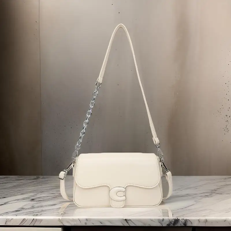 

Элегантный парижский модный кошелек через плечо, женская высококачественная кожаная сумка-тоут, минималистичный винтажный дизайн, однотонный, большая для пригородных поездок