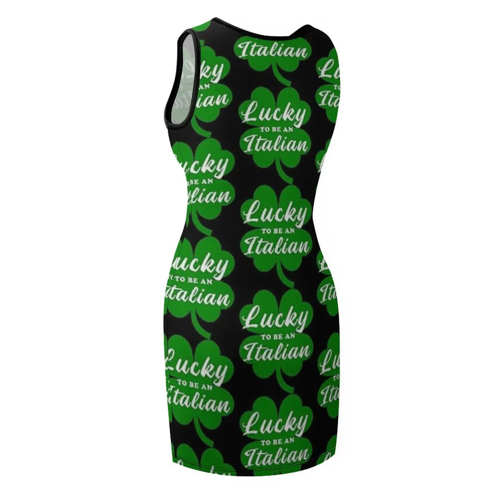 فساتين صيفية بدون أكمام من St patricks يوم الحظ الإيطالي للنساء 2025 فستان ضيوف الزفاف 2025 فستان نسائي صيفي #5