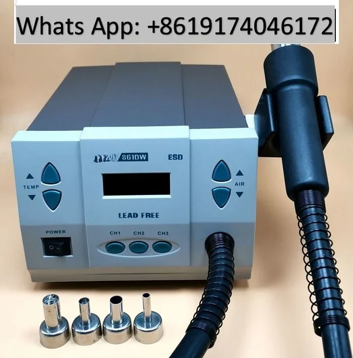 861DW heat gun, LCD display, sleep storage, cyclone direct air conversion
