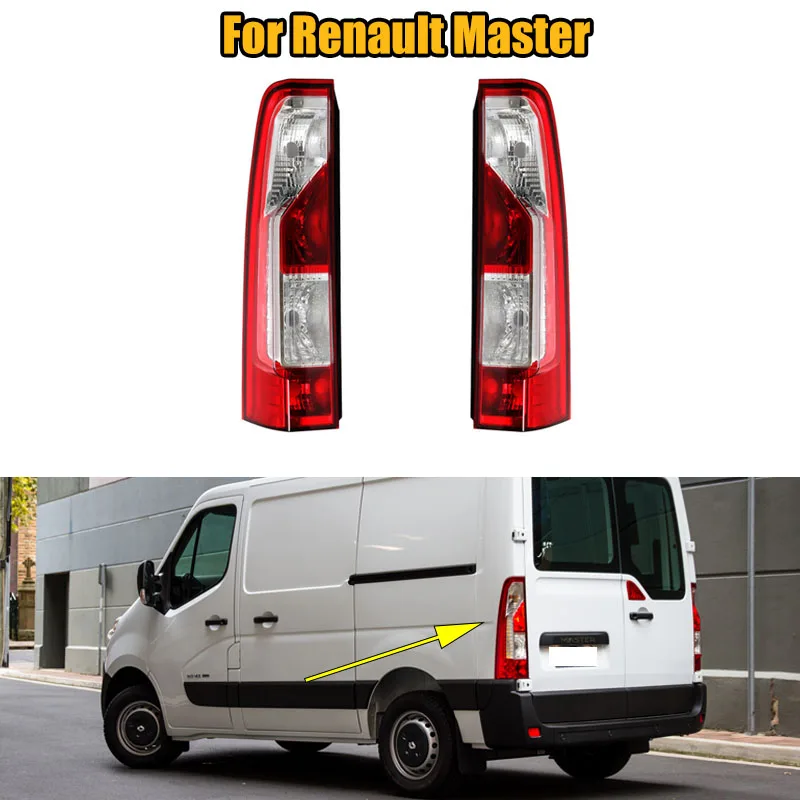 

Задние противотуманные фары для Renault Master, задний тормоз для автомобиля, задний фонарь заднего хода, тормоз без лампы