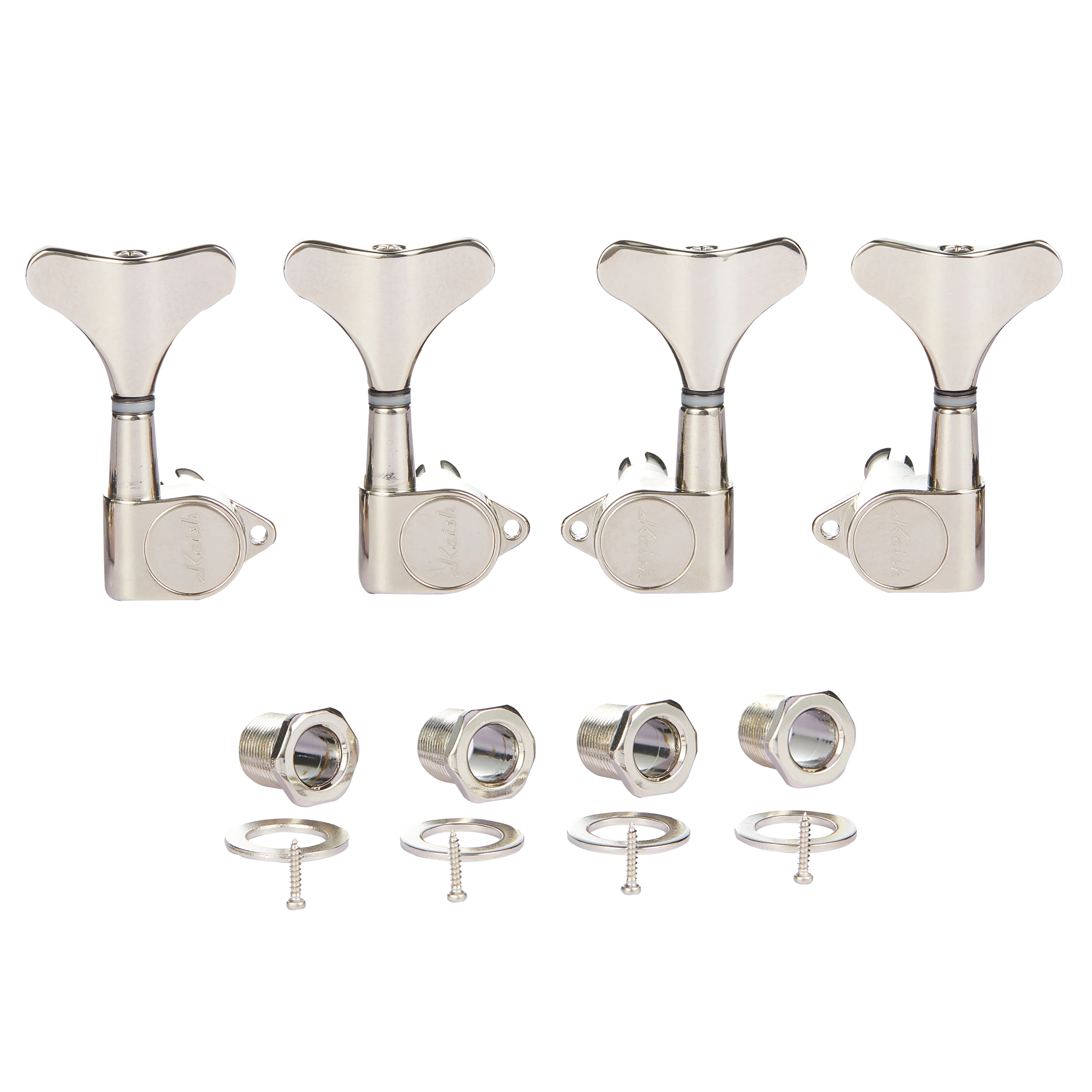 KAISH 18:1 Sealed Bass Tuners Bass Guitar Tuning Keys Tuning Machines for Ibanez/Yamaha/Schecter/Warwick Electric/Acoustic Bass