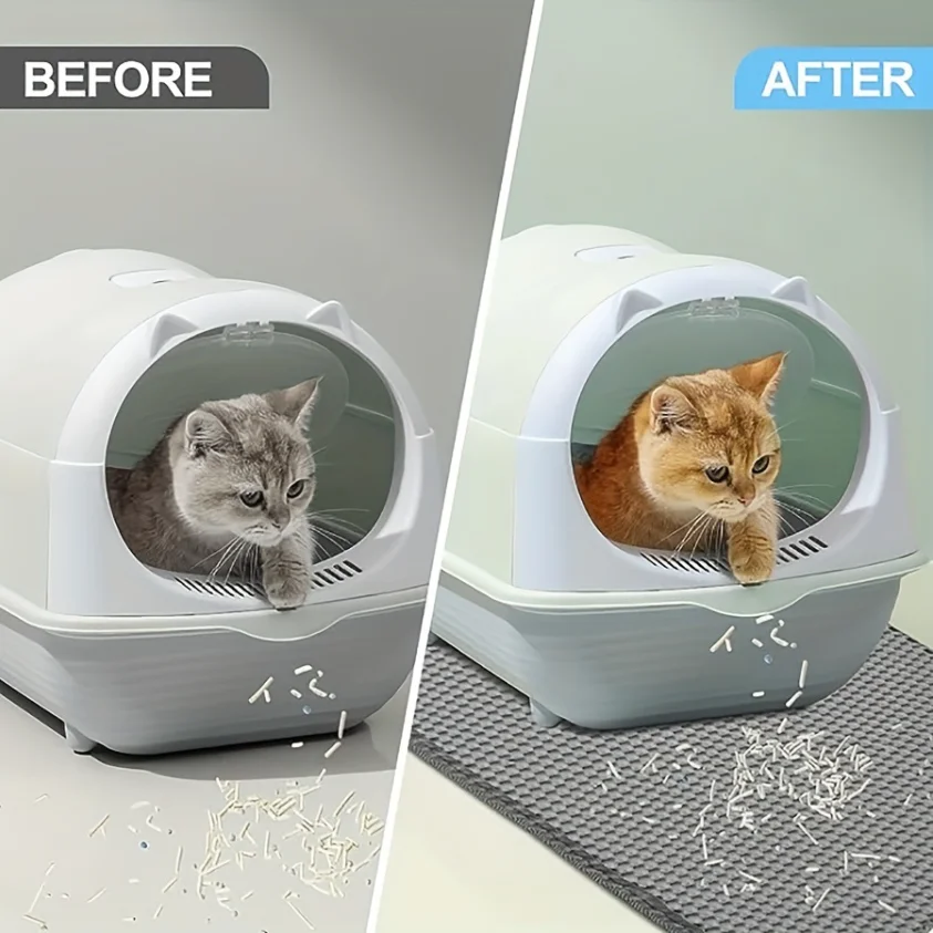 Cats Litter Mat Double Layer - Cat Litter Mat ulasan dan harga
