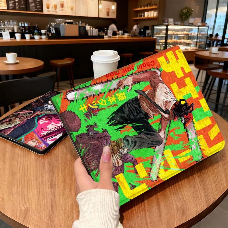 

Art Anime Chainsaw Man Tablet Case For Vivo IQOO Pad Air Pad3 IQOO Pad5 Pad2 Pad3 SE Pro 11.5 12.1 12.3 13 Inch