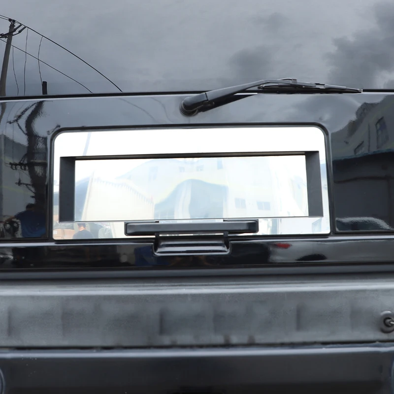 Kiểu Dáng Xe Ngoại Thất Xe Ô Tô Phụ Kiện Ốp Lưng Biển Khung Tranh Trang Trí Bộ Thép Không Gỉ Bạc Sáng Phù Hợp Với Hummer H2 2003-2009