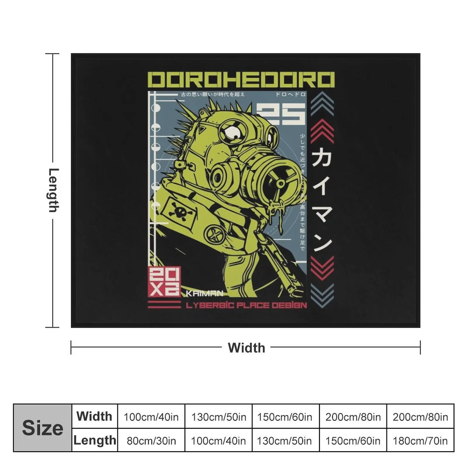 Kaiman - Dorohedoro Throw Blanket Kid'S blankets and throws Blankets For Bed Blankets