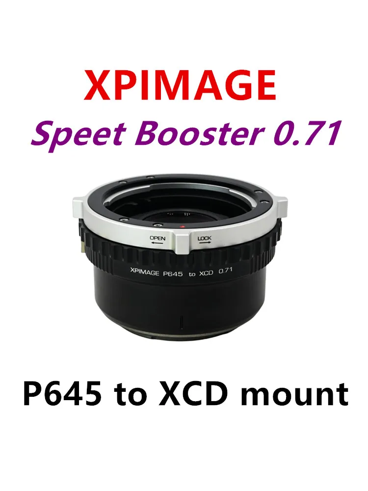 

XPimage Speed Booster 0.71x for Focal Reducer Optics Adapter Put PANTAX 645 Lens to Hasselblad XCD Mount Camera X1D X2D 907X