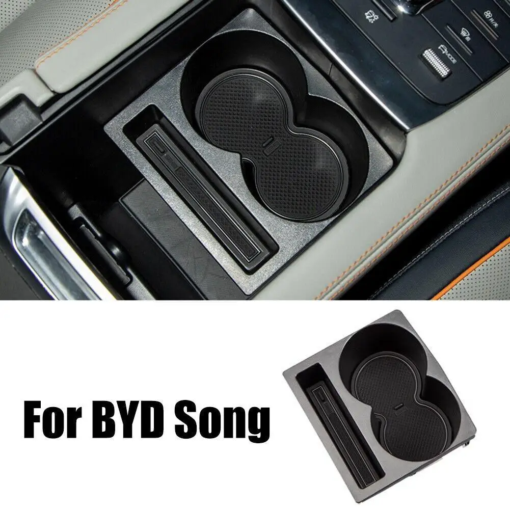 Boîte d'accoudoir de commande centrale de voiture, boîte de rangement supérieure et inférieure, accessoires intérieurs, évaluation pour Byd Song Plus, Dm-i Ev, 2022, 2023, B6L8