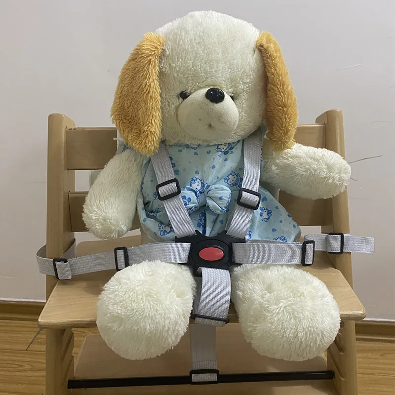 Child Growth Chair Seat BeltBaby Chair Seat BeltDining Chair AccessoriesSafety ProtectionFive Point Buckle Seat Belt