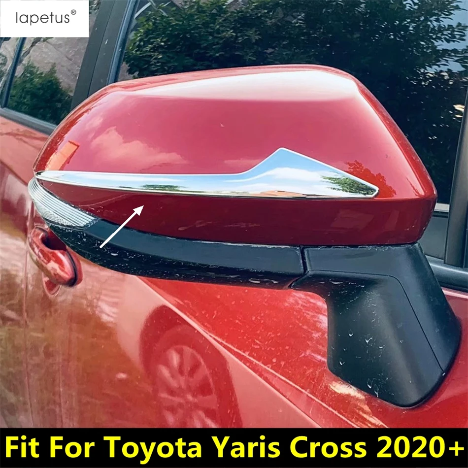 

For Toyota Yaris Cross 2020 - 2023 Side Rearview Mirror Strip Decoration Cover Trim ABS Chrome Accessories Exterior Refit Kit