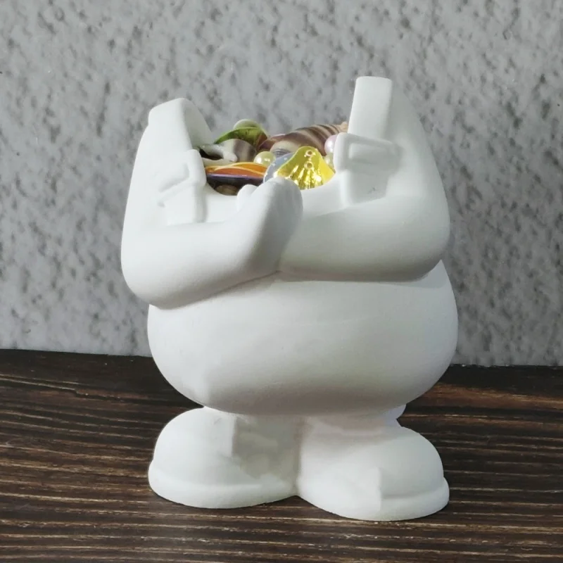 

Little Boy Sculpture Mold DIY Silicone for Charming Plaster Figurines, Decorative Candles & Heartwarming Home Decor Crafts