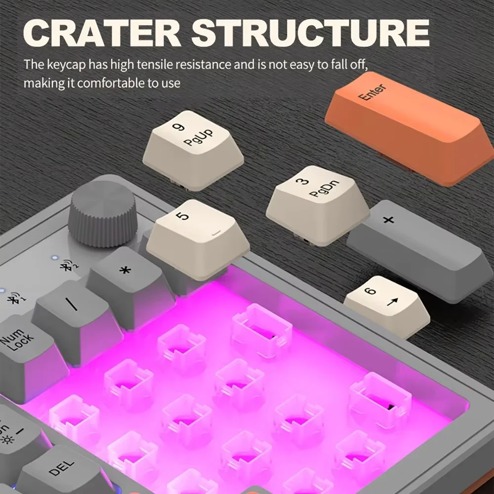 Teclado mecánico inalámbrico para juegos, teclado de modo Dual Bluetooth de 2,4 GHz, luz RGB de 98 teclas para trabajo de ordenador y tableta Gamer