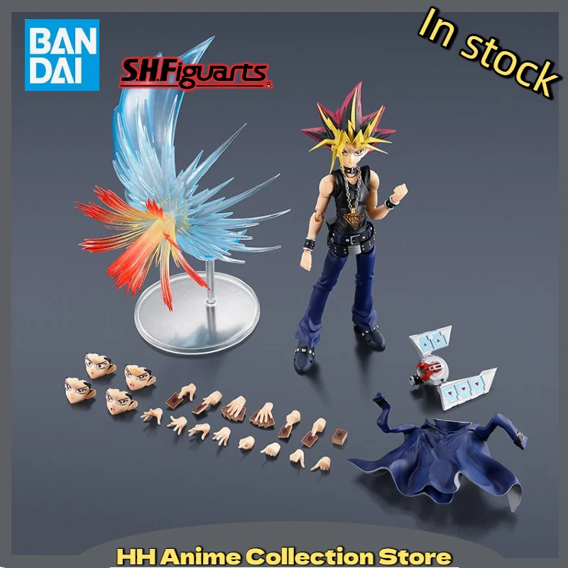 

Оригинальная фигурка BANDAI S.H.Figuarts Ями Юги из Yu-Gi-Oh! Коллекционные фигурки Duel Monsters: Аниме-модели, игрушки, подарки WY