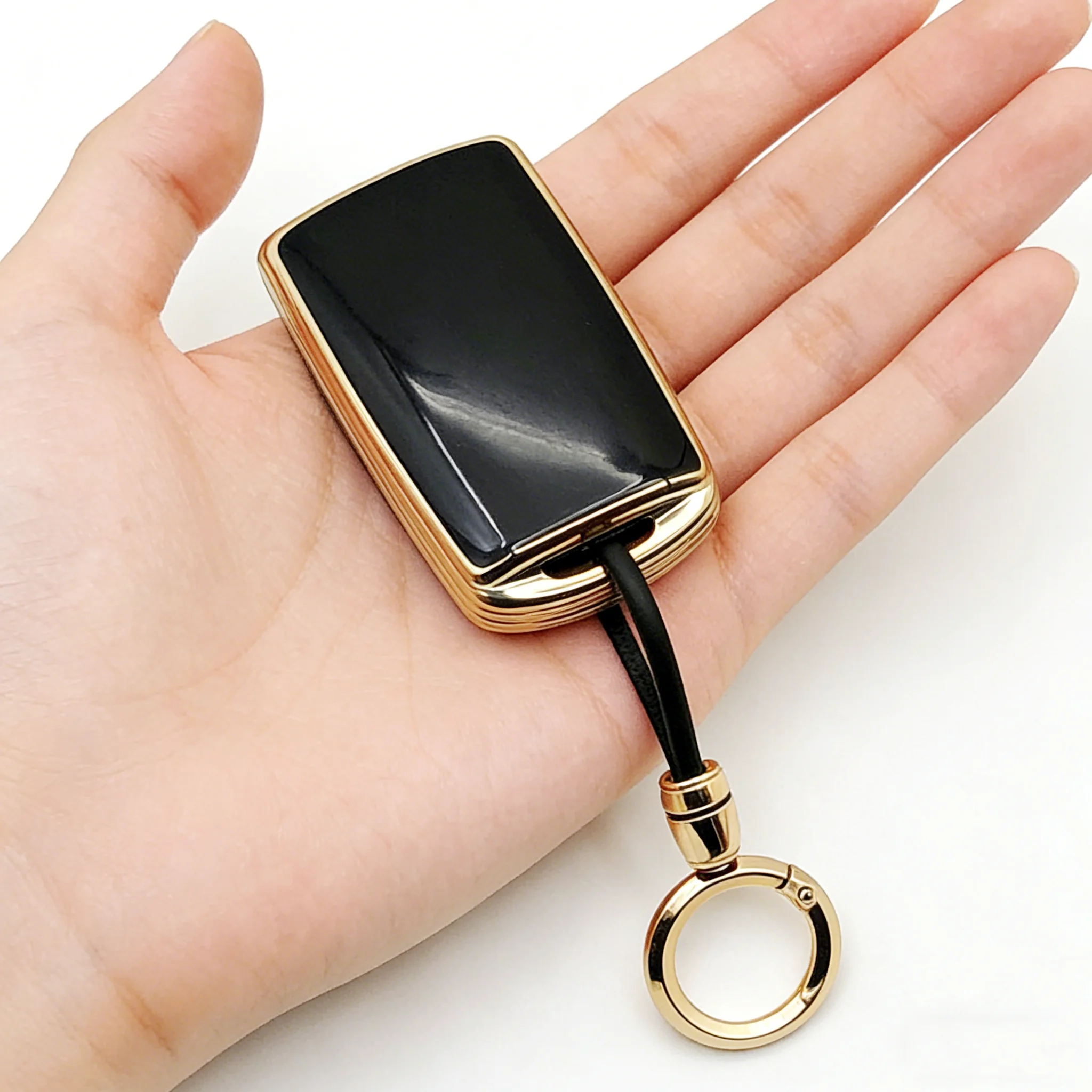 

Золотая рамка и брелок для ключей, защитный чехол из ТПУ с изображением павлина и зеленого цвета, полный чехол с защитой от падения для Mazda Demio Axela CX-3 CX-5