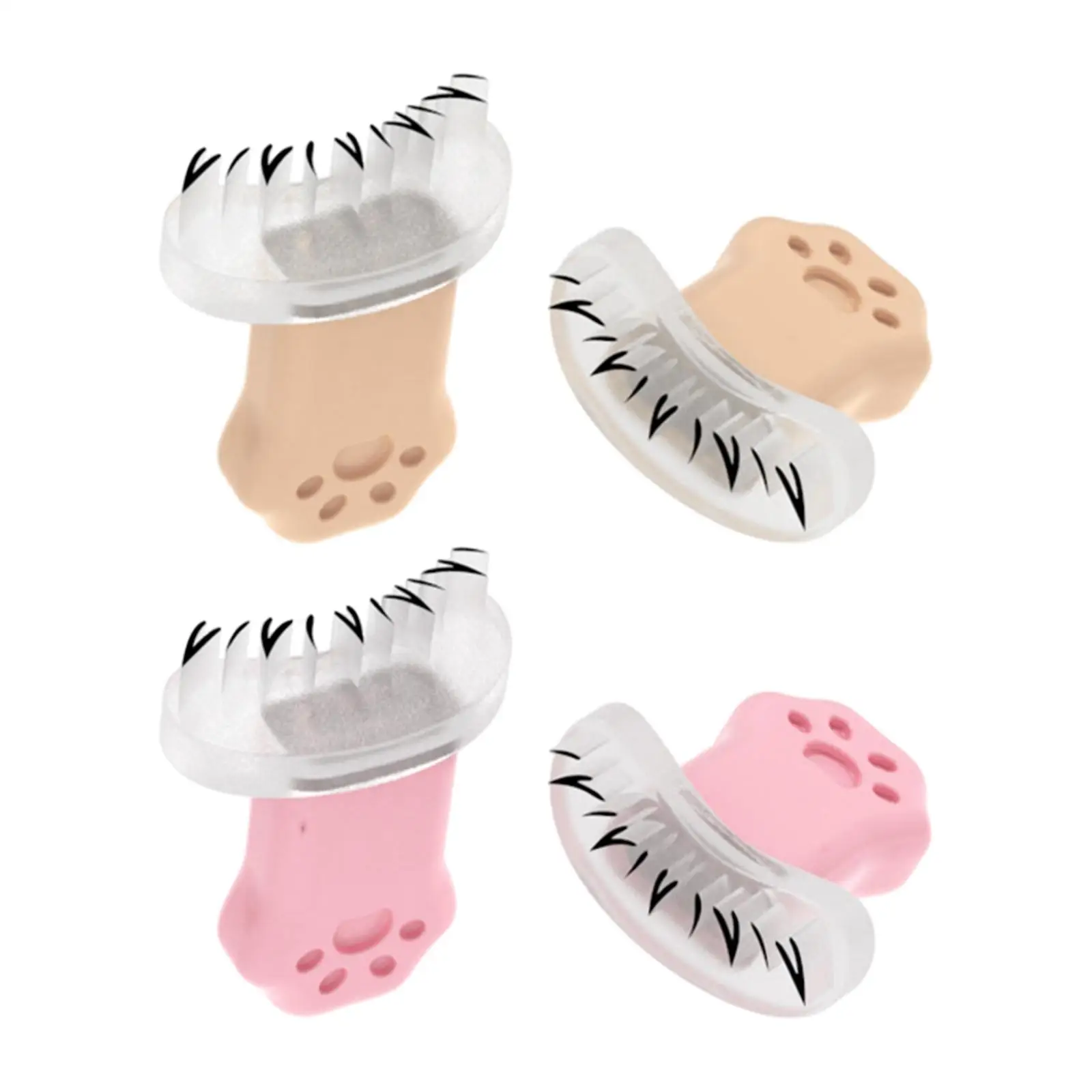 Lower Eyelash Stamps Tool para mulheres e meninas, maquiagem reutilizável, exercício, 2 pcs