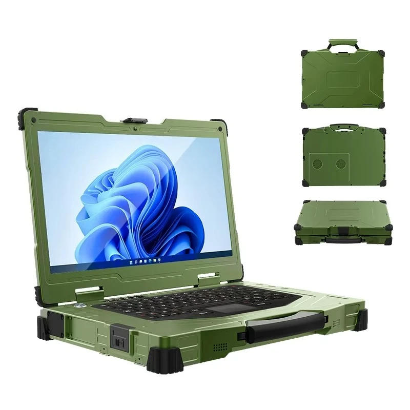 1920*1080 15.6 inch Sunlight Display IP65  Core I7 I9 64GB+1TB/2TB Semi- Rugged 5G Laptop Computer