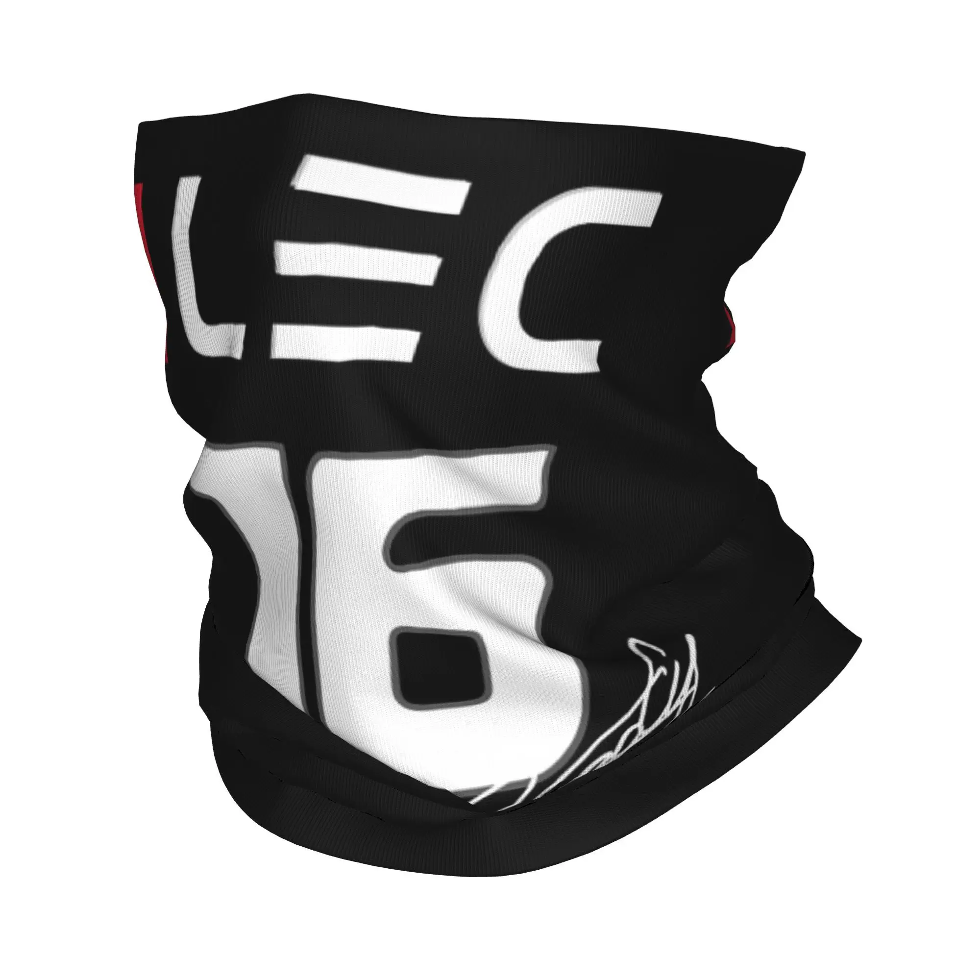 

Charles Leclerc 16-F1 2024, бандана, гетры с принтом, маска, шарф, многофункциональный головной убор для езды на велосипеде для мужчин и женщин, дышащая