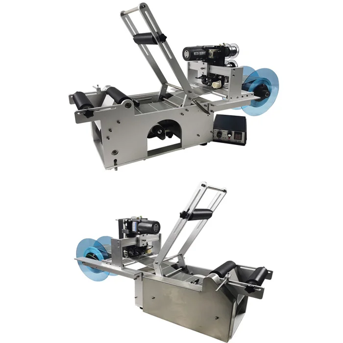 آلة وضع العلامات على الزجاجات المستديرة المحمولة آلة وضع العلامات اليدوية للزجاجات البلاستيكية #4