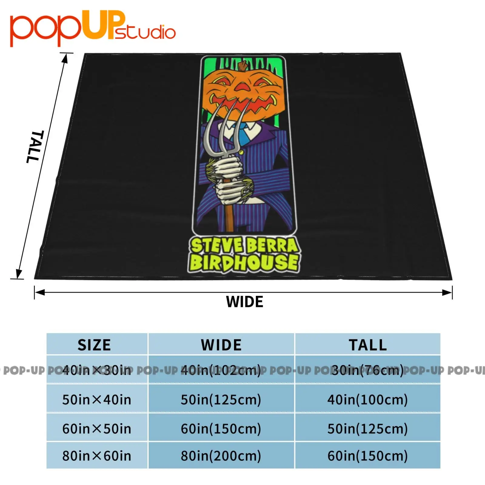 Birdhouse Project Bh لوح التزلج ستيف بيرا هالوين بطانية فائقة النعومة لحاف الشتاء غطاء أريكة أغطية السرير #5