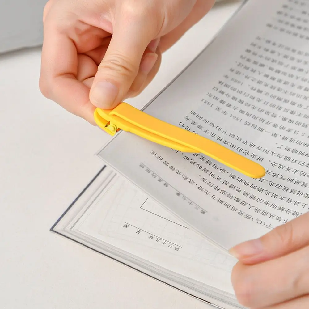 Duckbill Clip Silicone Bookmark Page Divider Pagination Mark Reading Bookmark Intelligent Design Convenient Book Clip Staionery