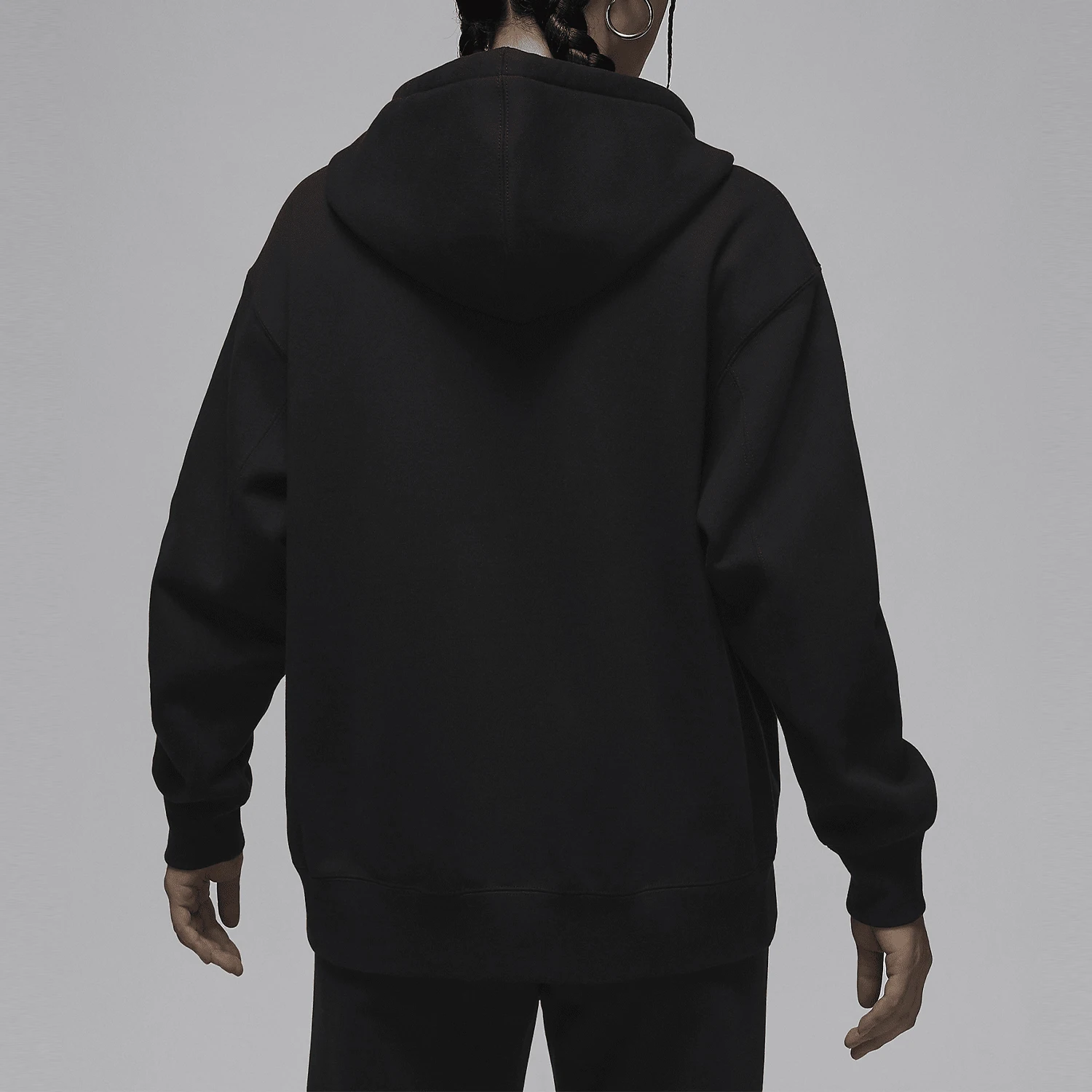 Giacca con cappuccio da esterno casual allentata da donna originale Nike JORDAN FZ1251-010