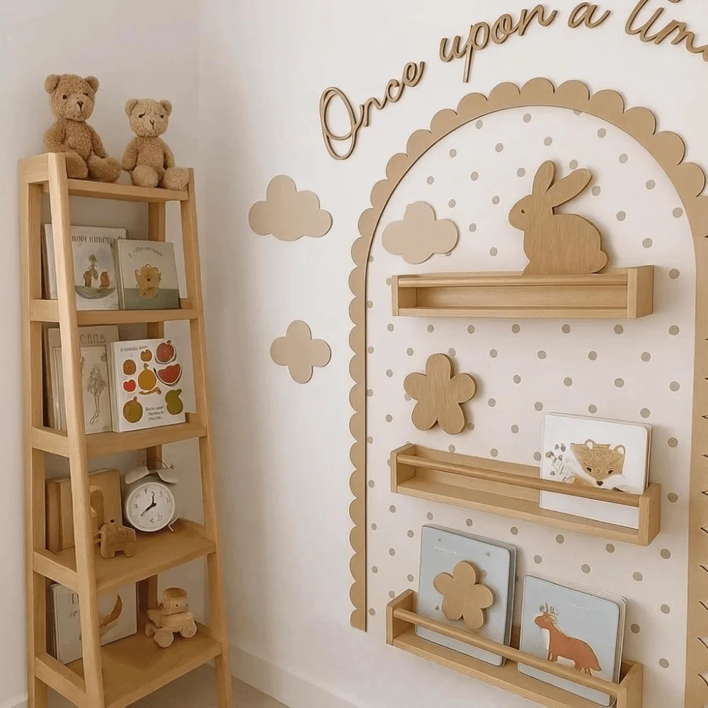 9/10Pcs Modern Super Large Wall Arch Decor DIY Wall Decor Shaped Wood Arch Trim Vintage Easy To Install Wood Arch Frame Bedroom