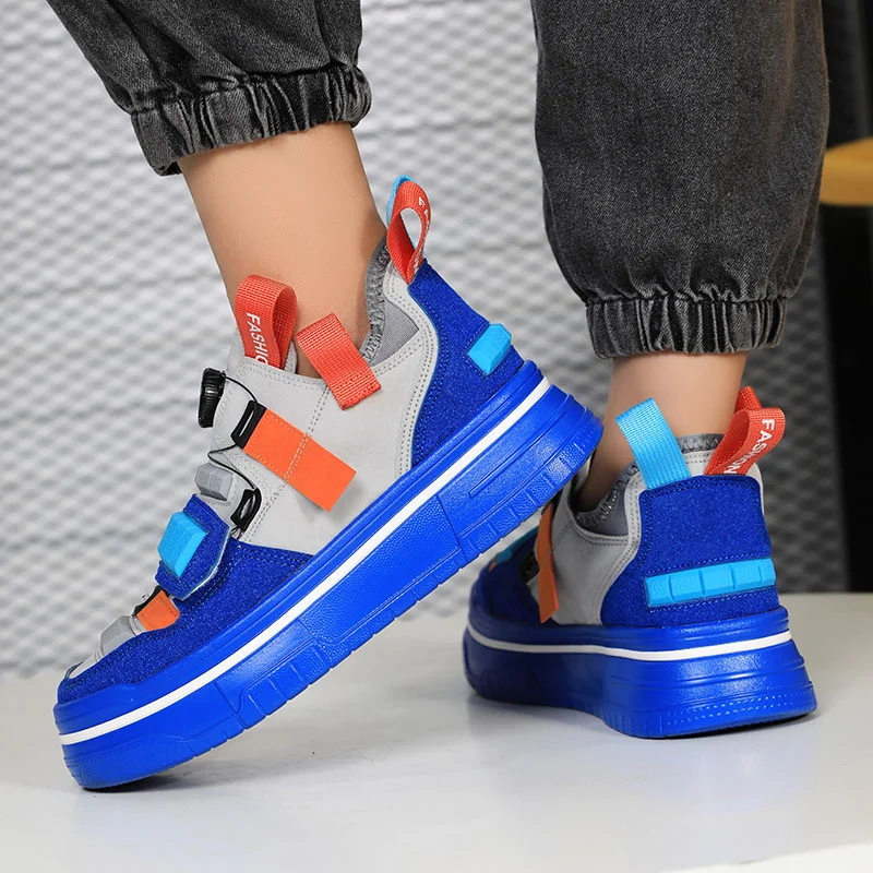 Drehs chnalle lässig Designer Turnschuhe Männer Mode Streetwear Hip Hop Schuhe hochwertige Skateboard Schuhe Männer Plattform Turnschuhe