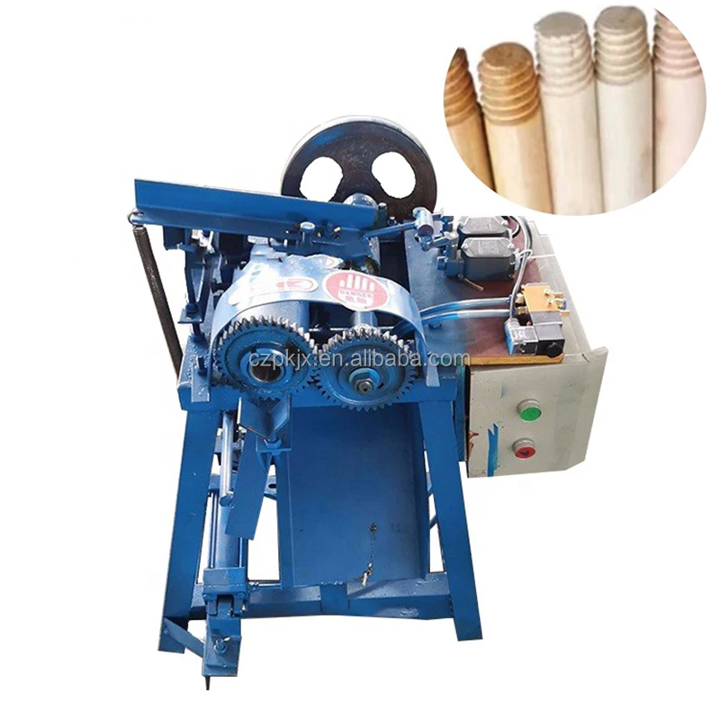 

Wood Broom Stick Threading Machine Wood Screw Thread Rolling Machine Tooth Cutting Machine