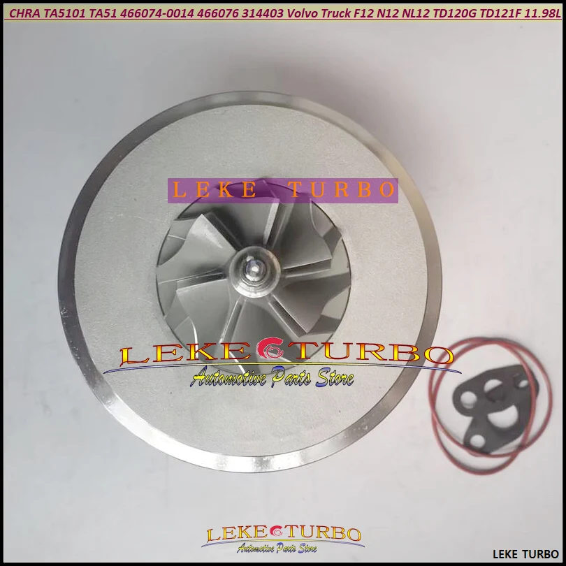 WW TURBO Cartridge Core CHRA TA5101 TA51 466074 466074-0014 466074-0019 466076-0014 For Volvo Truck F12 N12 NL12 TD120G TD121F - view 2