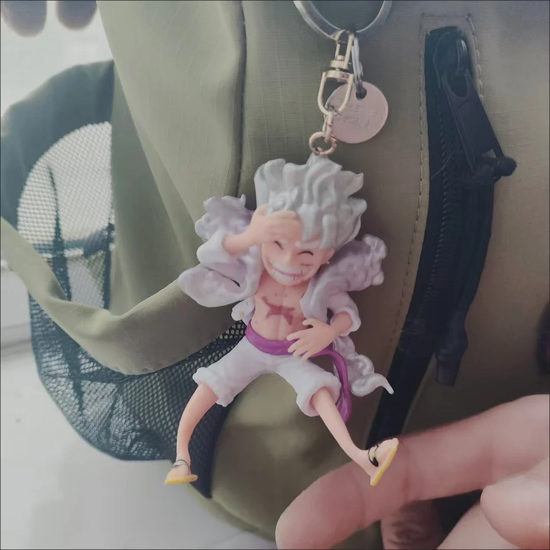 One Piece Nika D. Luffy Keychain Pendant Cartoon Anime Car Accessories Doll Gift Backpack Accessories Birthday Gifts In Stock - view 5