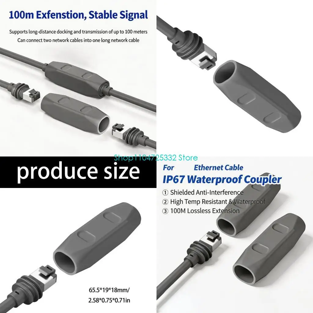 

P5EA Professional EMIs Shielding Networking Coupler With IP67 Protections For Outdoor Connectivities