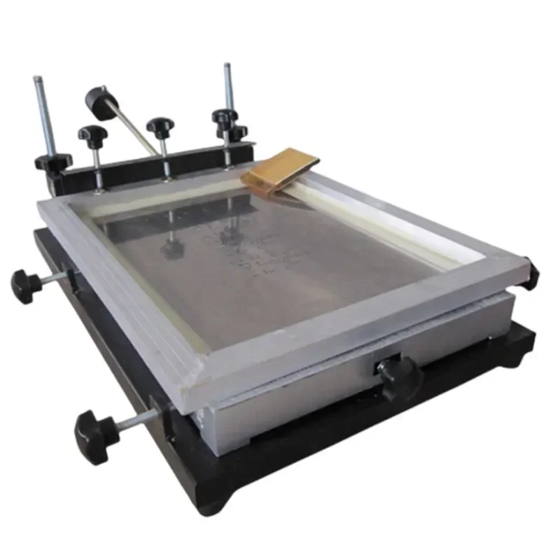 Printing table manual printing table desktop solder paste press SMT steel mesh desktop red glue screen printing machine