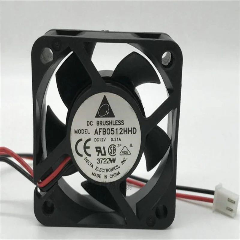 

Wholesale: delta AFB0512HHD 12V 0.21A 5020 5cm two-wire chassis power fan