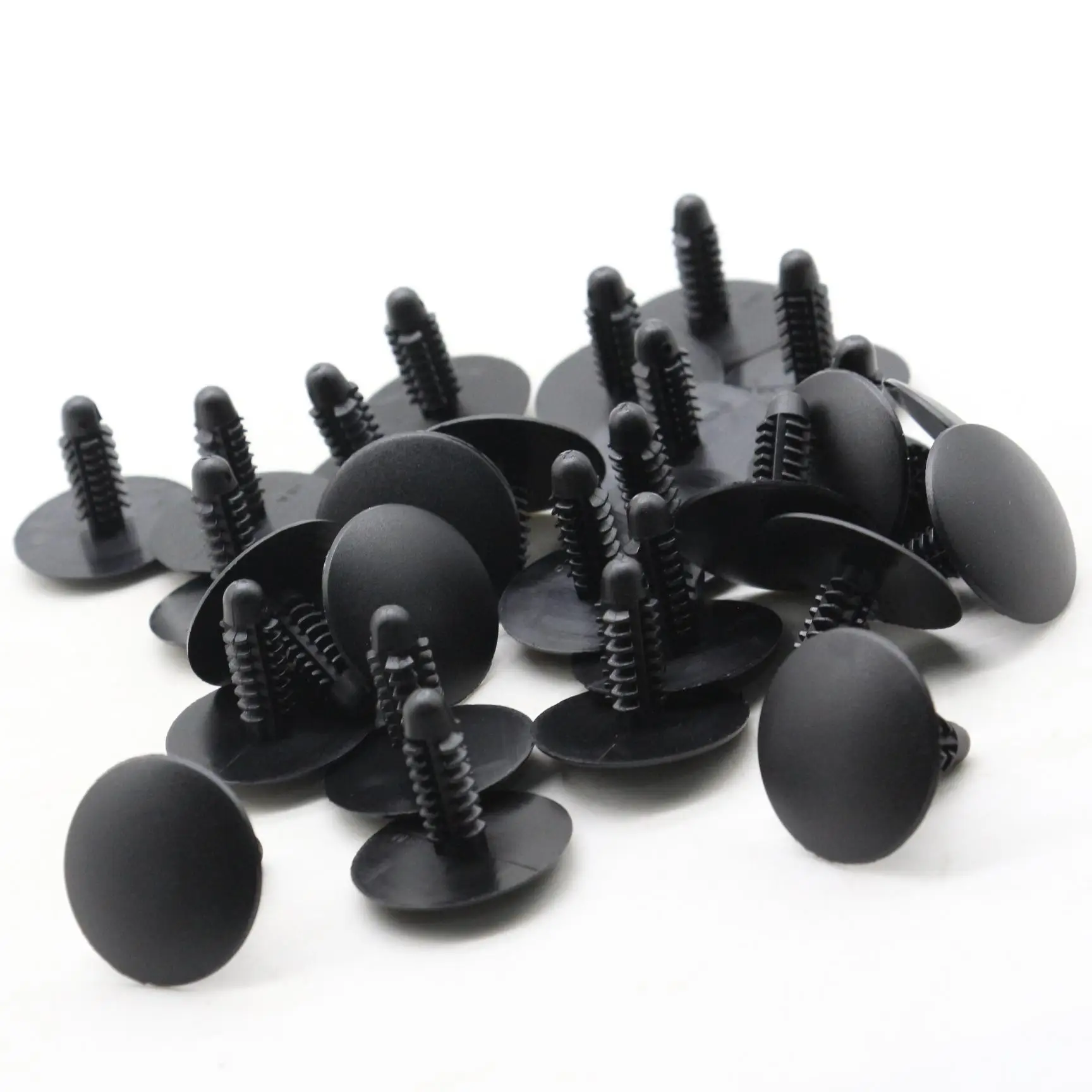 

25 Pcs Push Pin Fascia Retainer Clips Fasteners For Chrysler 1985-2025 For Dodge 1985-2025 For Nissan 1985-2025 Nylon Black