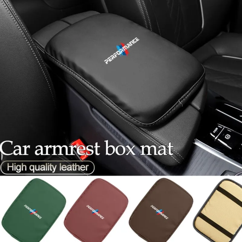 

Car Center Console Armrest Box Protector Pad Heighten Soft Mat For BMW Performance F30 E90 F10 E46 X5 E28 GT G30 X3 E70 E60 E39