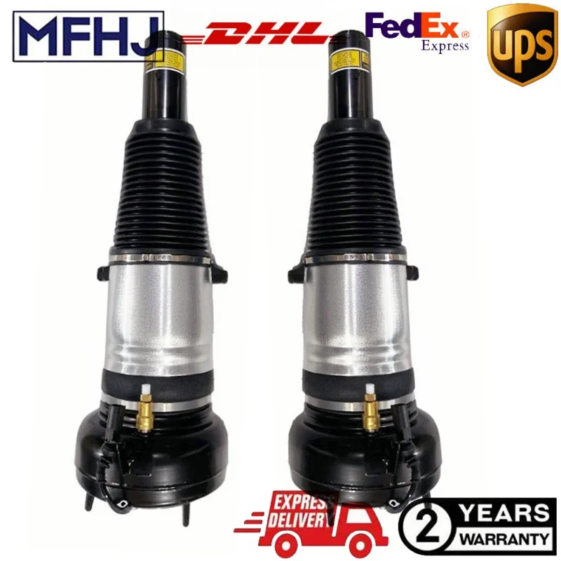 

New Pair Front Air Suspension Shock For Audi A8 D4 A7 RS6 MULSANNE Porsche Macan 2011-2018 4H0616039D 3Y5616040F 95B616039