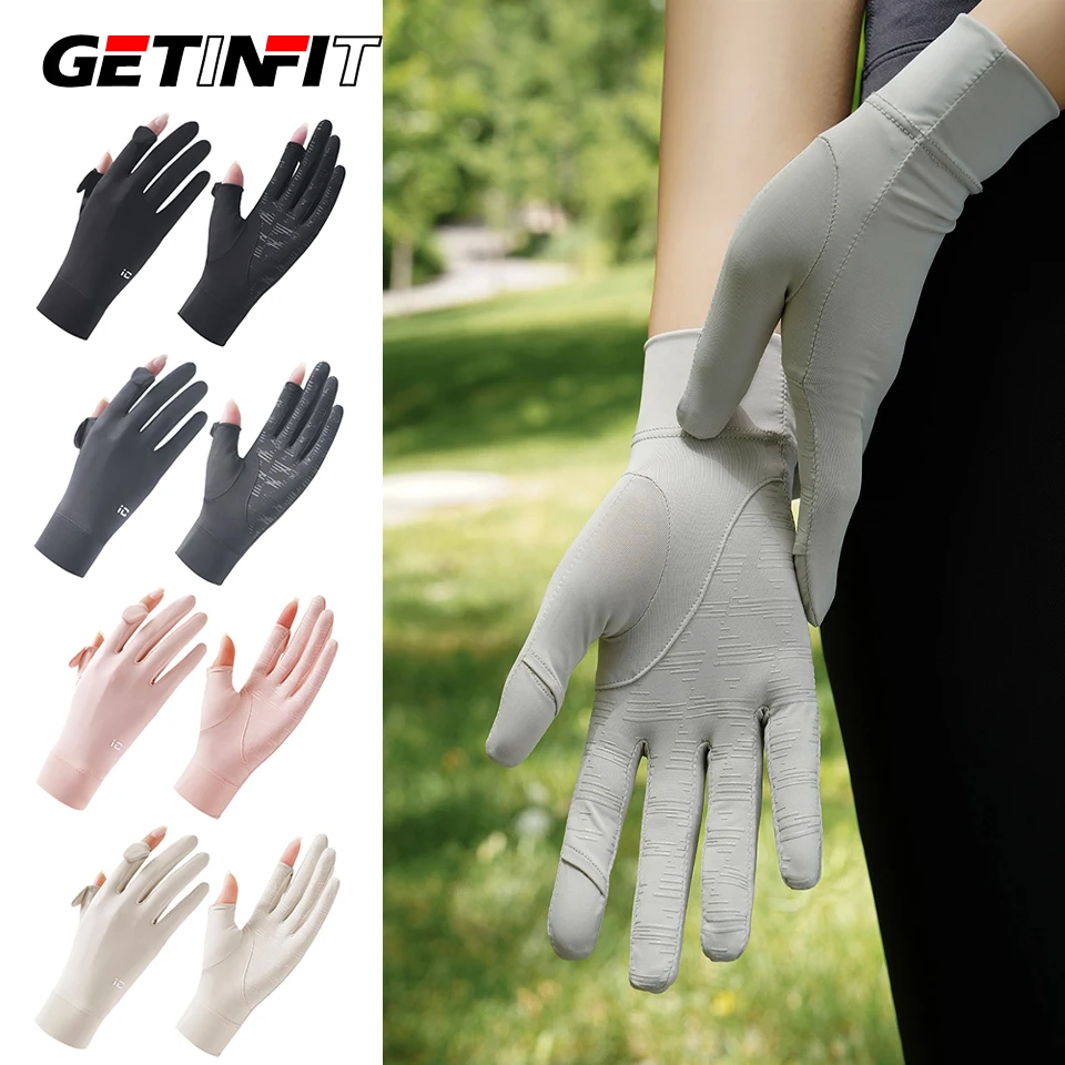 

GETINFIT Lightweight Summer Cycling Gloves Breathable Non-Slip UV Protection Touchscreen Flip Finger Design Biking Sunproof