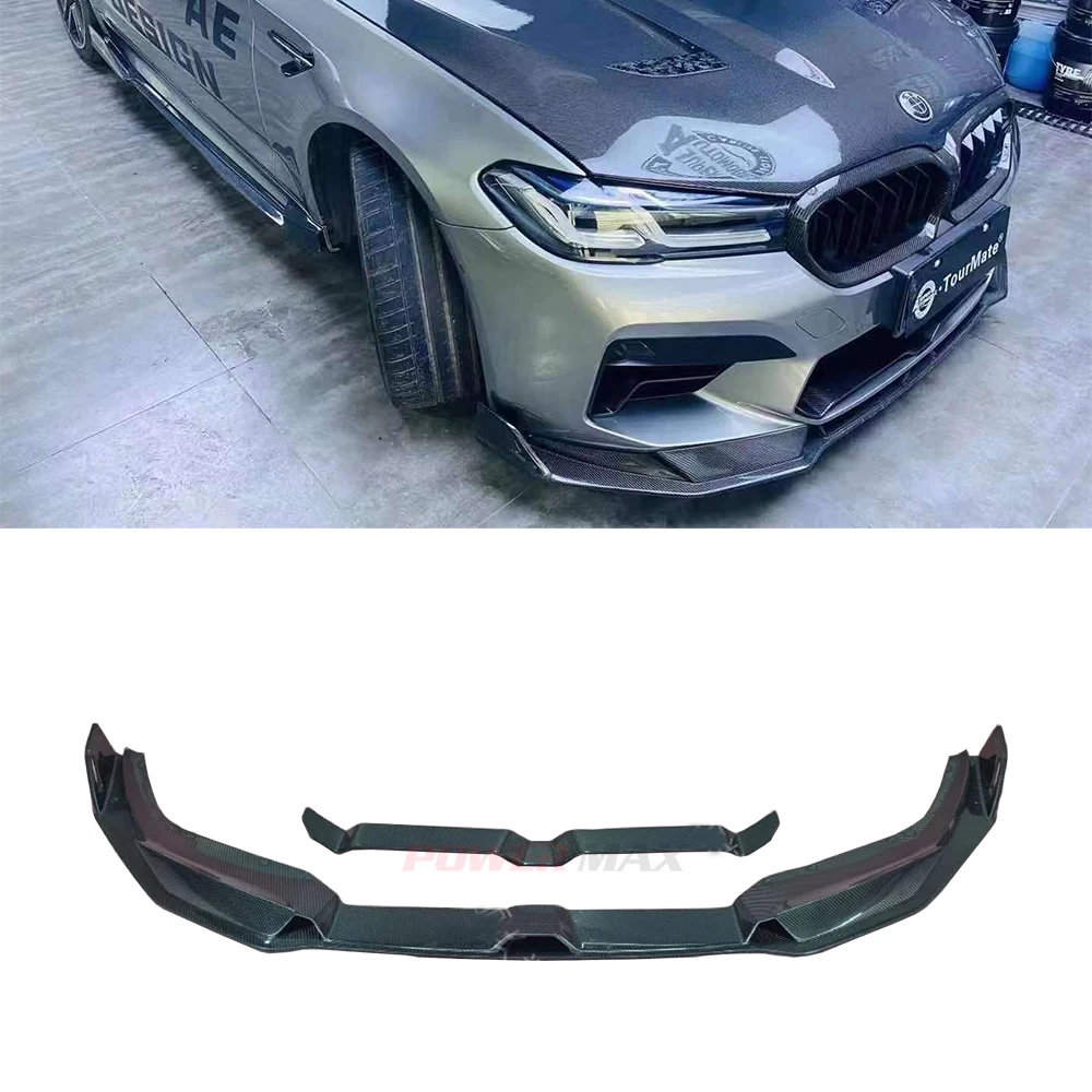 Carbon Fiber Front Lip AE Style For  F90 M5 Lci Pre Lci Front Bumper Lip