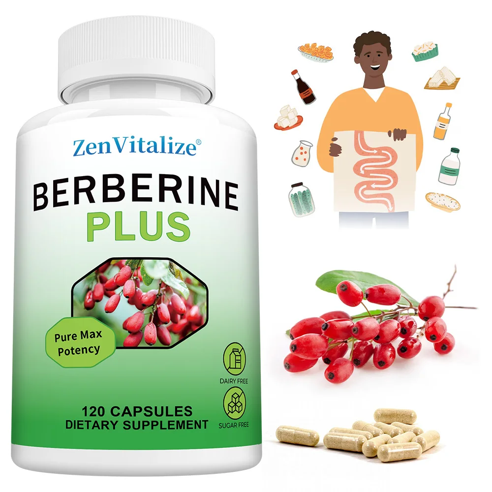 

Berberine Supplement Capsules - 990mg Berberine HCL Supplement for Healthy Metabolic Support, Vegan, Gluten Free, Non-GMO