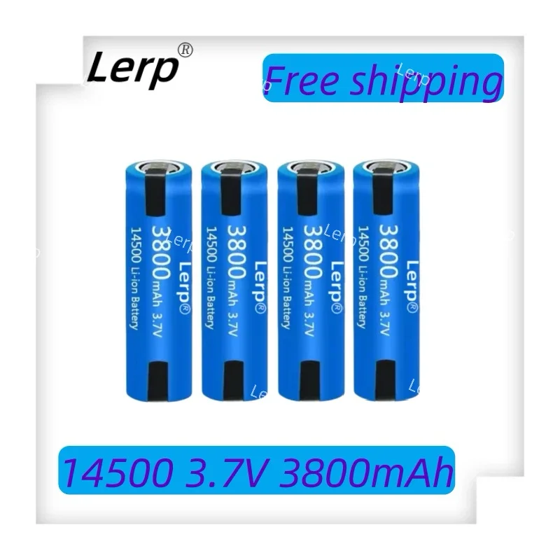 Batterie lithium-ion rechargeable AA haute capacité 3,7 V 14 500 mAh – Parfaite pour les brosses à dents électriques, les rasoirs et les outils de barbier.