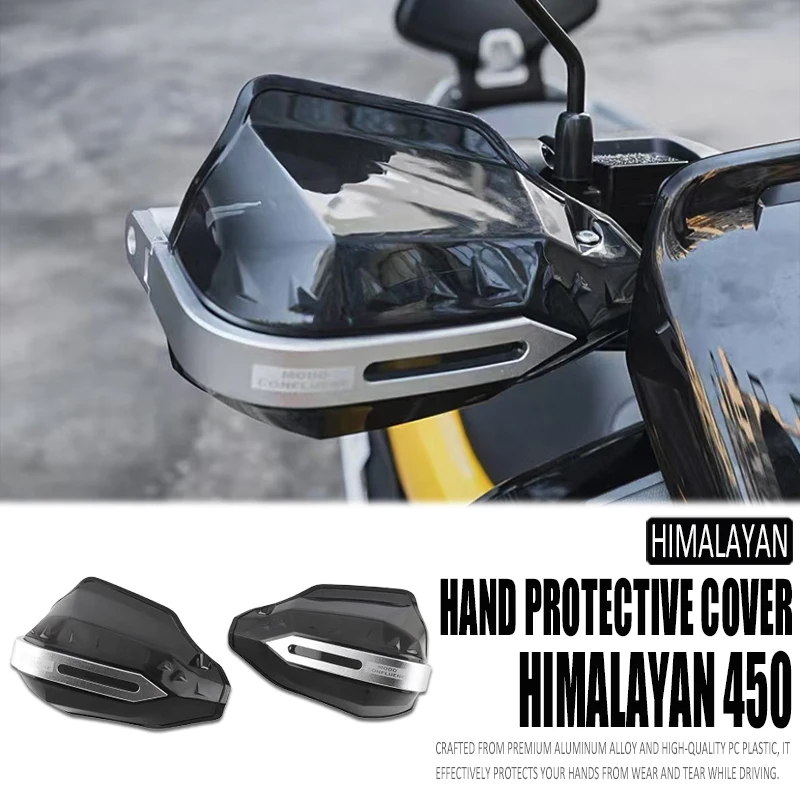 Motorcycle Accessories CNC Aluminum For Royal Enfield Himalayan 450 2024 Hand Guard Cover Wind Deflector Hand Protector Shield