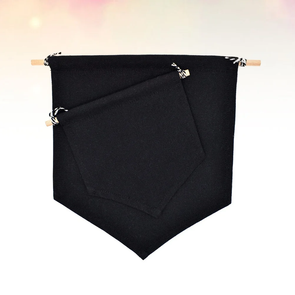 2 Pcs Boutonniere Pins Brooch Banner The Hanging Badge Pennant for Black Wall Display