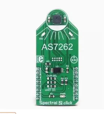 

Stock MIKROE-2973 Spectral 2 click AS7262 spectral sensor module