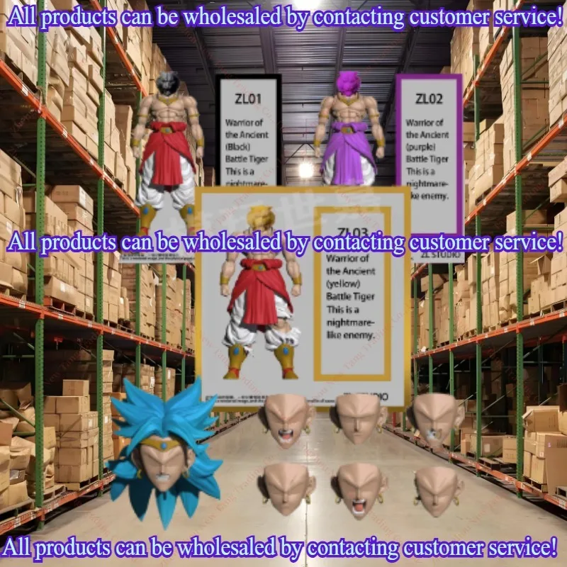 متوفر في المخزون جديد في المخزون ZL Studio النمر القديم المحارب برولي كابوس العدو عمل نموذج لجسم الصبي جمع هدية #1