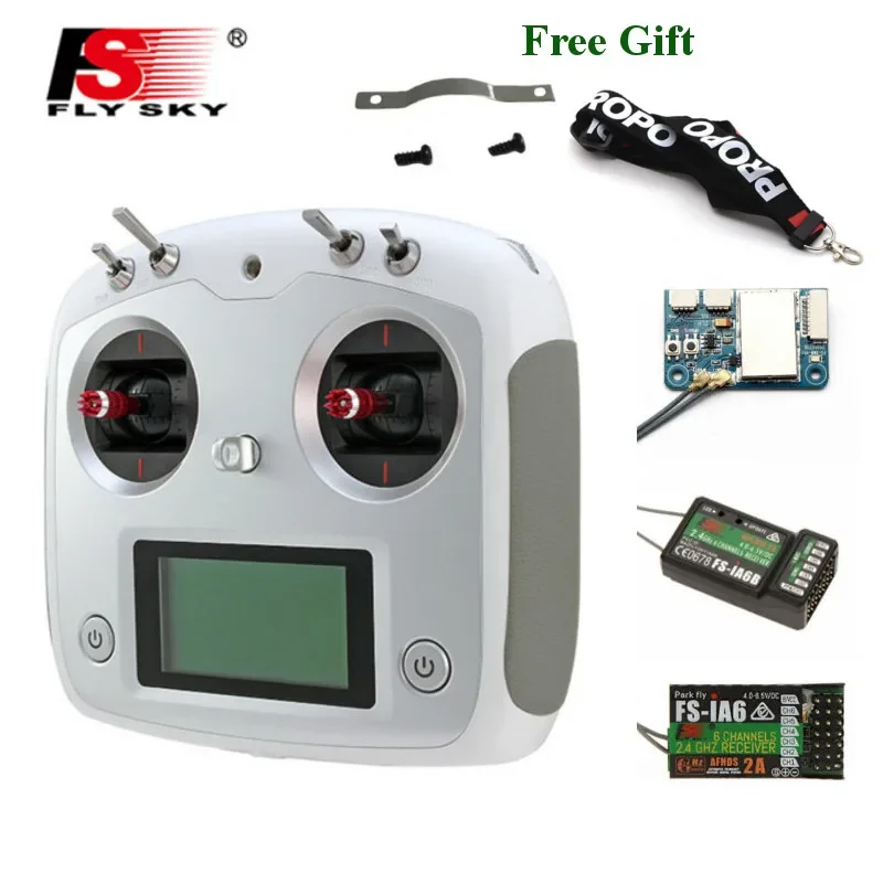 FLYSKY FS-I6S I6S 2.4G 10CH AFHDS 2A Centering Throttle Radio Transmitter with IA6B / IA10B Receiver