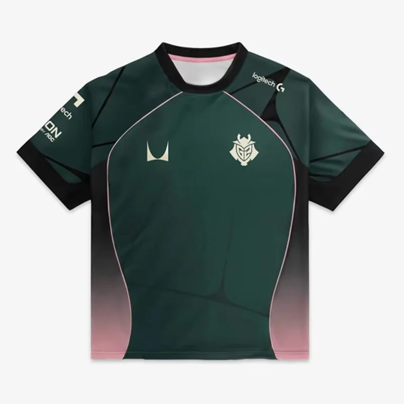 2026 G2 Esports Prestige Jersey Male and Female Short-Sleeve Crew Neck T-Shirt CS2 Major Professional League Training Uniform