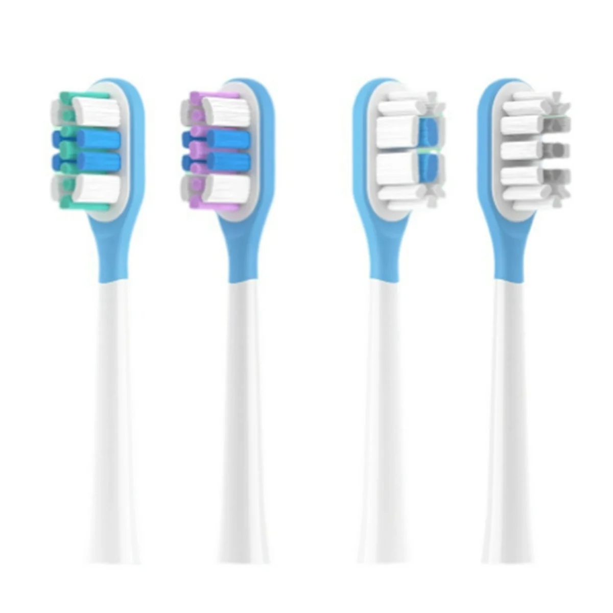 10PCS Suitable for Electric Toothbrush Head LFTB01-P Soft Bristle Cushioning Cleaning Brush Head-Purple image 4