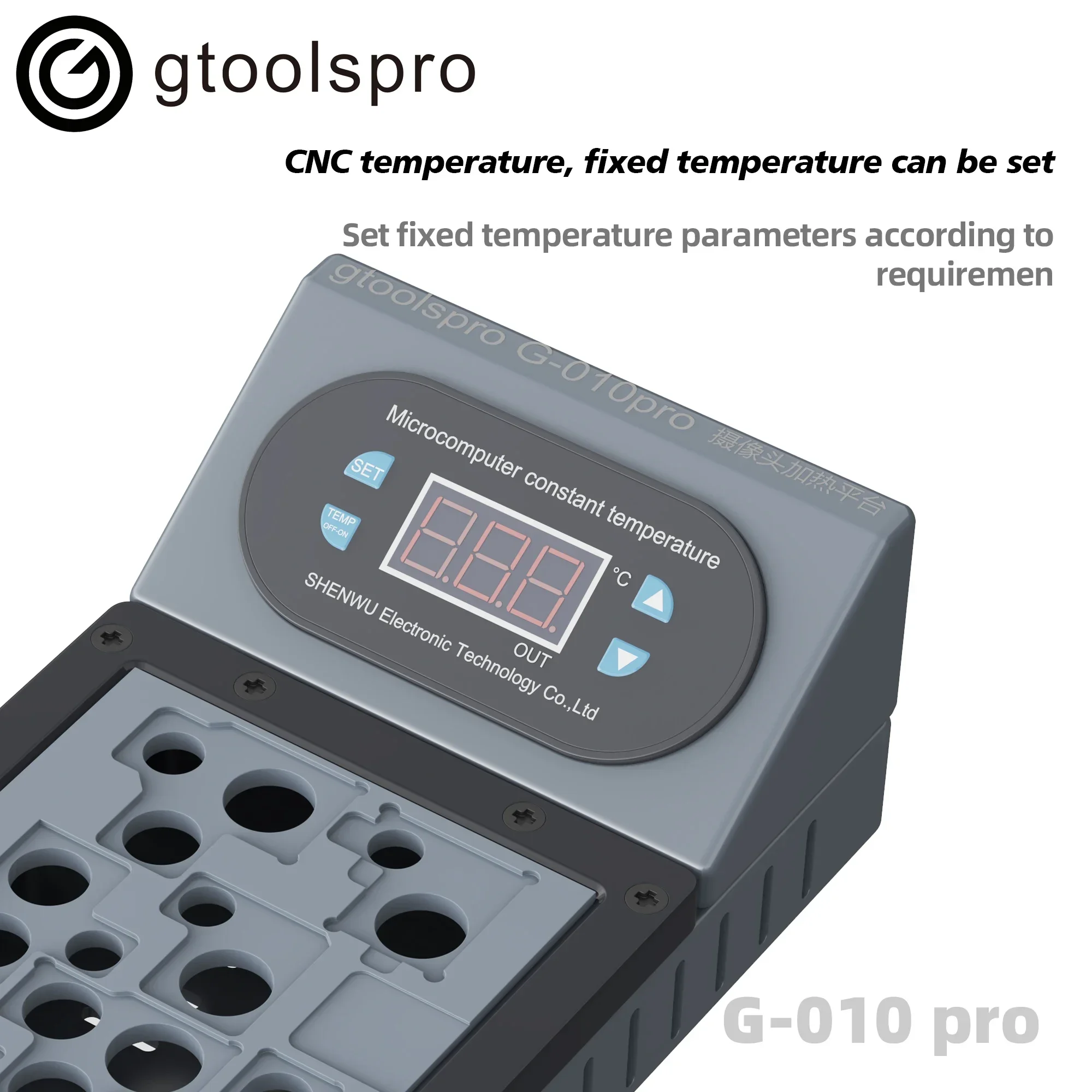 Gtoolspro G-010 Pro Camera Repair piattaforma di riscaldamento IPhone Camera Repair Shake non può essere aperto 7G-15 Pro Max strumento di riparazione della fotocamera
