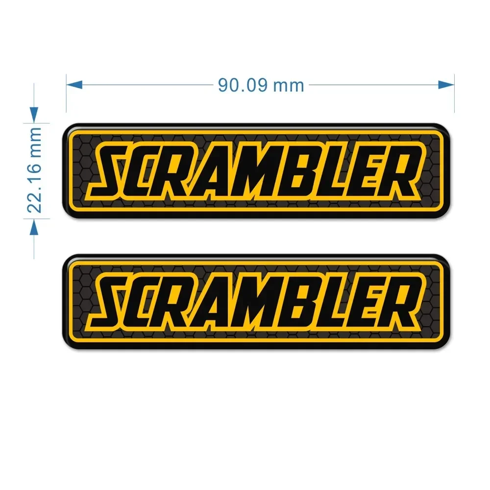 Scrambler For DUCATI Scrambler Motorcycle Accessories 3D Tank Pad Stickers Decals Protector Fairing 2017 2018 2019 2020